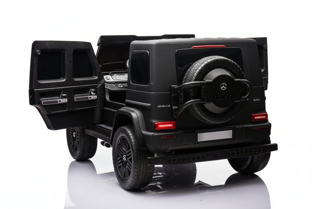 Mercedes-Benz G63 AMG 24V electric car for kids – 2 seats, matt black