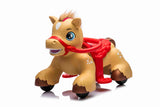 Electric pony 12V for kids – brown