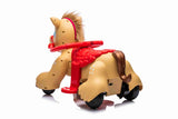 Electric pony 12V for kids – brown