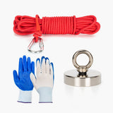 Stanlord Fishing Magnet 120 kg with gloves and 10 m rope