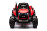 Kids' tractor 24V with trailer – 1 seat, red