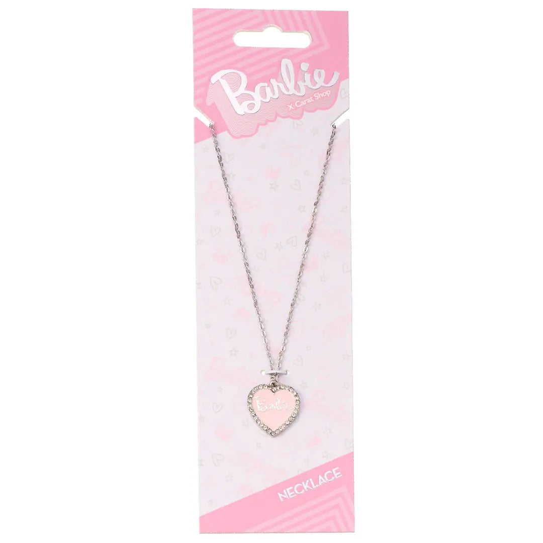 Pink heart Barbie necklace - Barbie