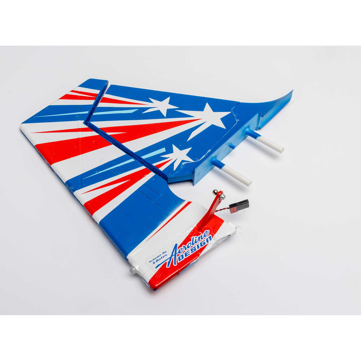 Vertical Stabilizer and Rudder w/ LED: Decathlon RJG 1.2m