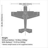 Eratix 3D Flat Foamy 860mm PNP