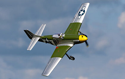 P-51D Mustang 1.0M BNF Basic with AS3X and SAFE Select