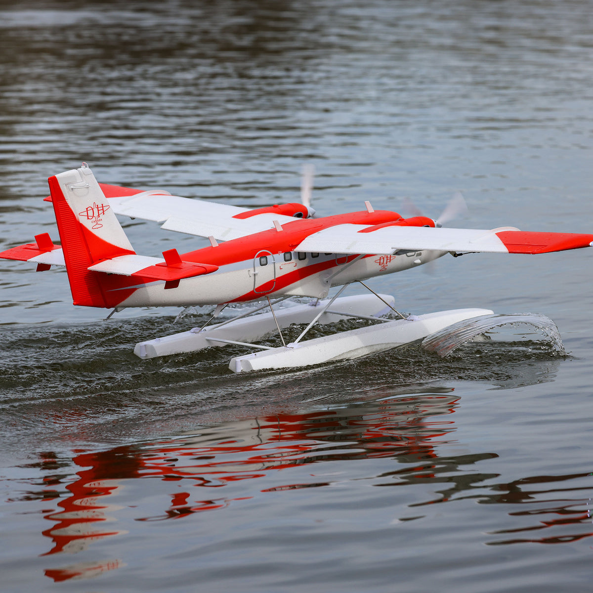 DHC-6 Twin Otter 1.4m BNF Basic with AS3X+ and SAFE Select with Floats