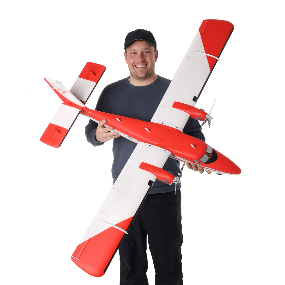 DHC-6 Twin Otter 1.4m BNF Basic with AS3X+ and SAFE Select with Floats