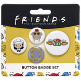 Monica 4 Button Badge Set - Friends