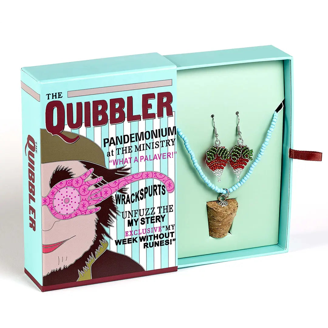 Gift box Necklace and earrings Luna Lovegood