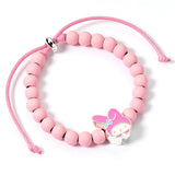 Pink Beaded Bracelet with My Melody Charm - Hello Kitty