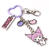 Keyring Kuromi with Charms - Hello Kitty