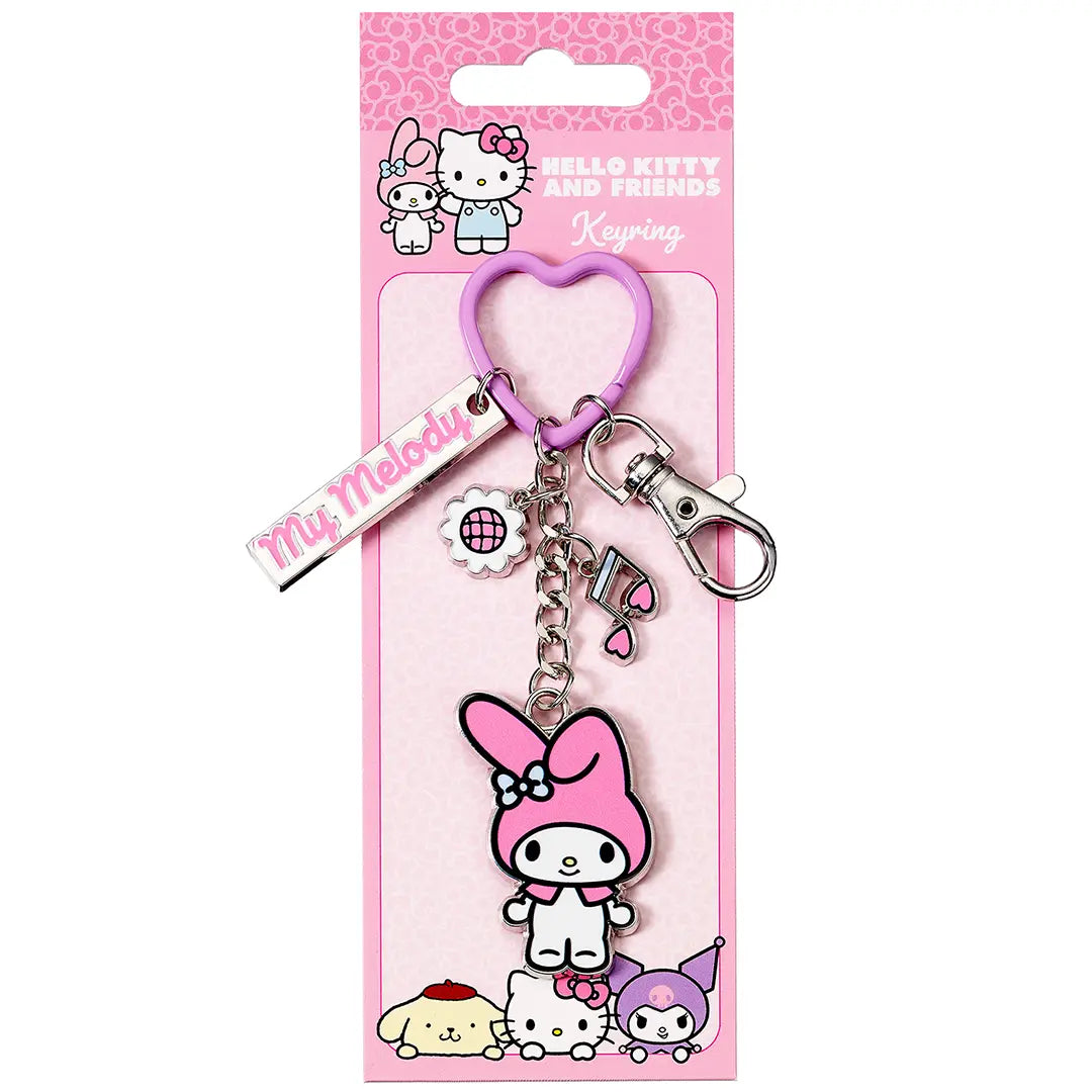 Keyring My Melody with Charms - Hello Kitty