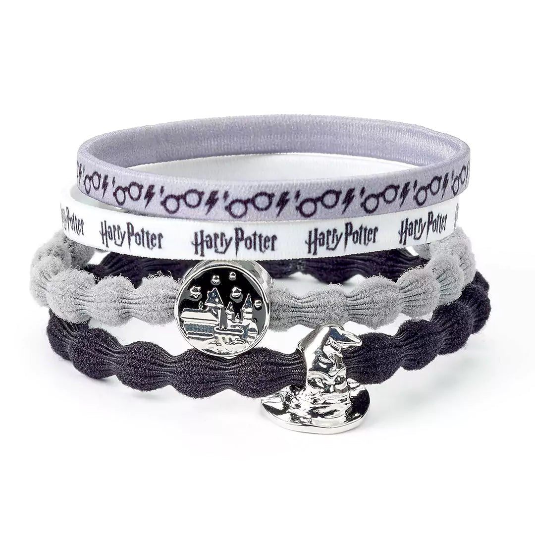 Official Harry Potter Hogwarts & Sorting Hat Hair Band Set