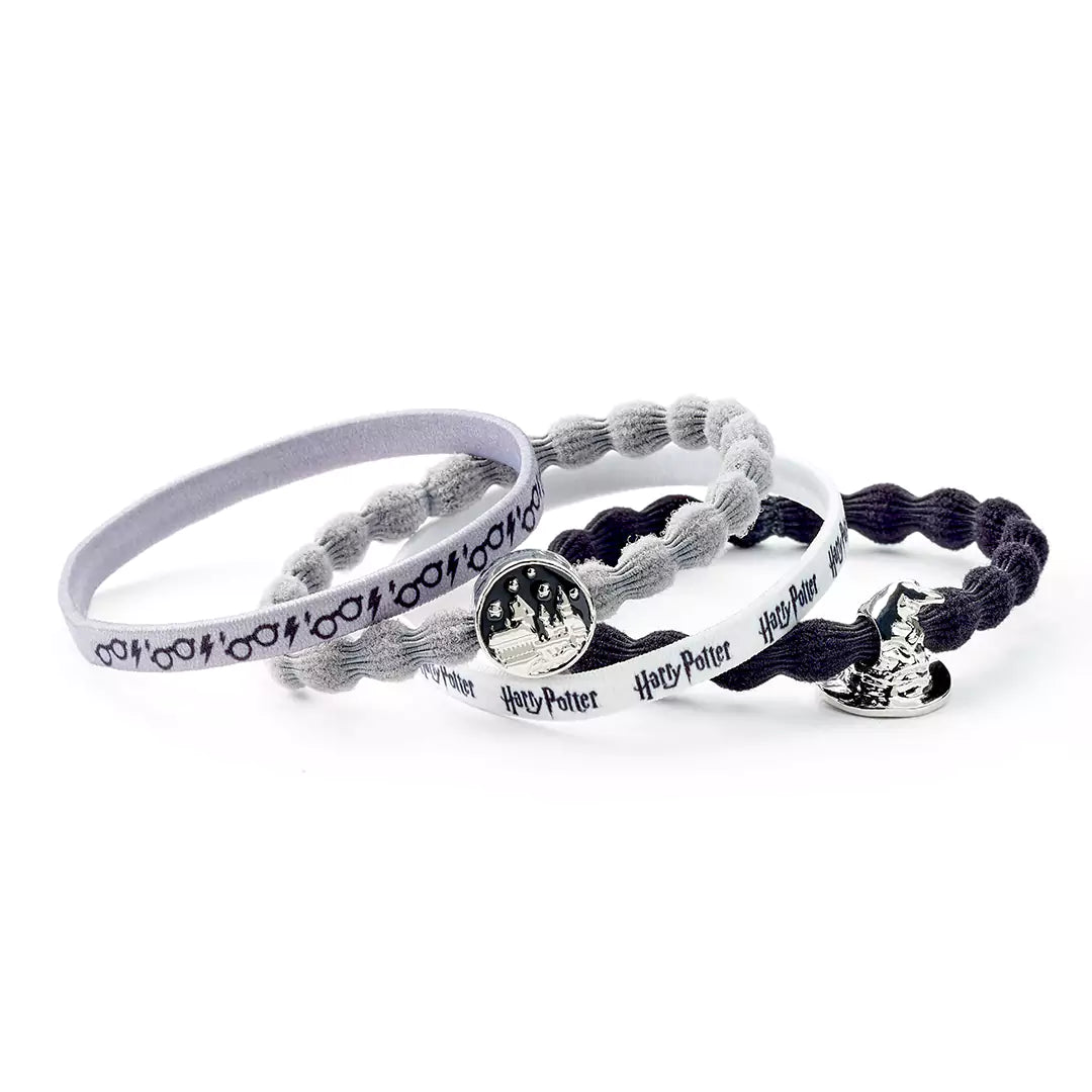 Official Harry Potter Hogwarts & Sorting Hat Hair Band Set