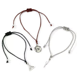 Set of 3 friendship bracelets - Silver - Harry Potter