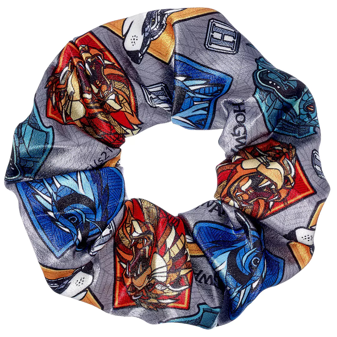 Hogwarts House Animal Crest Hair Scrunchie - Harry Potter