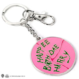 Happee Birthdae cake keyring - Harry Potter