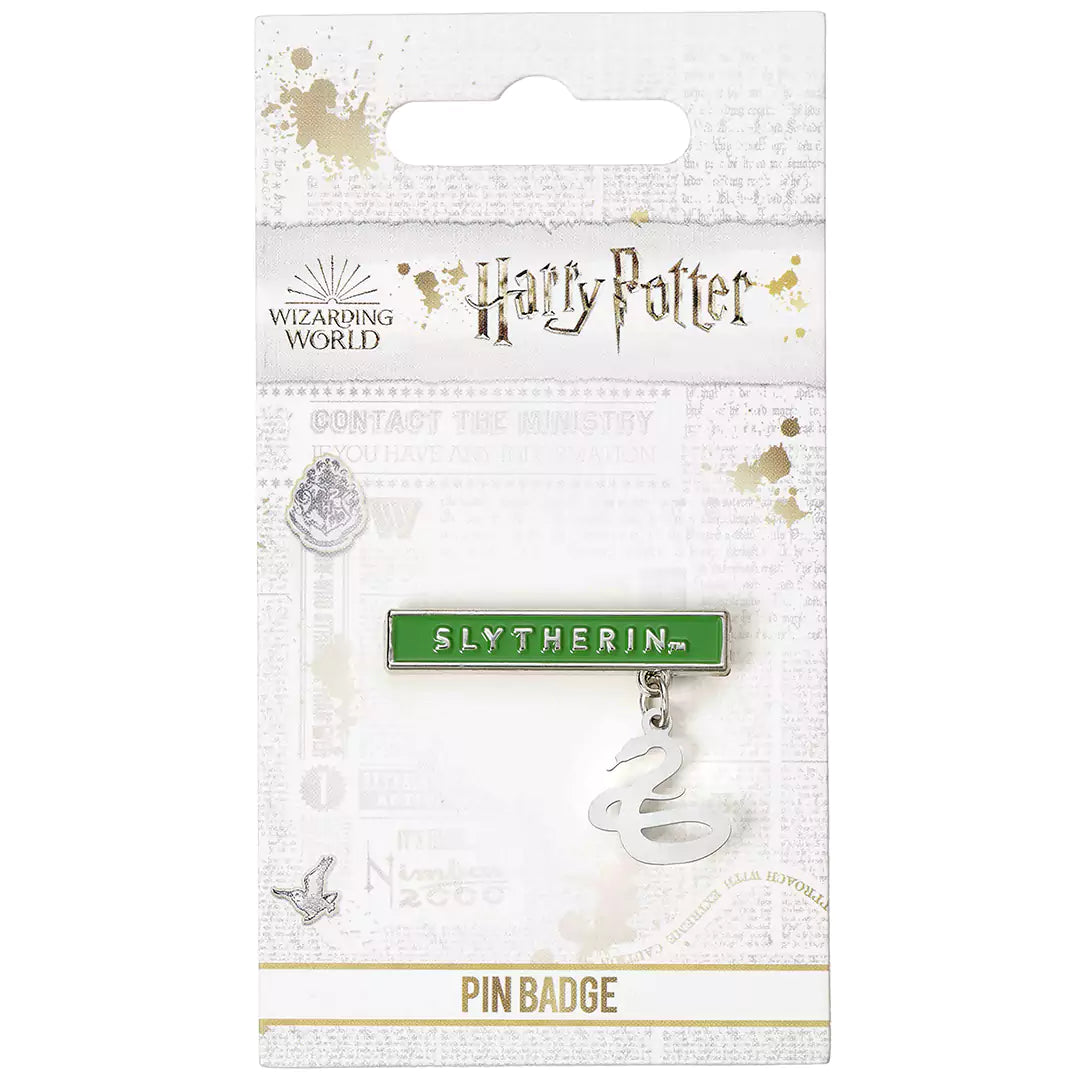 Slytherin plaque pin badge - Harry Potter