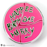 Happee Birthdae Cake Pin - Harry Potter