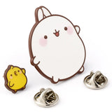 Pin Badge - Molang and Piu Piu