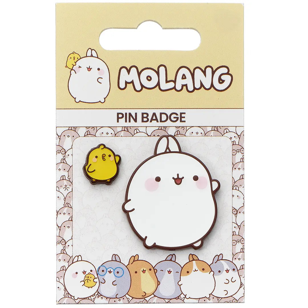 Pin Badge - Molang and Piu Piu