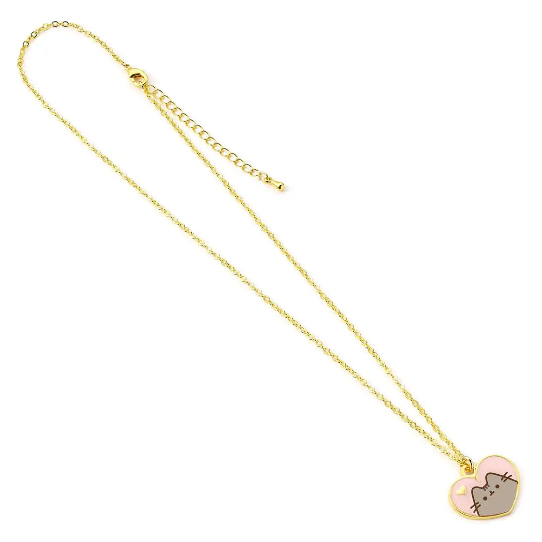 Pusheen the cat heart necklace - Pusheen