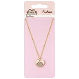 Pusheen the cat heart necklace - Pusheen