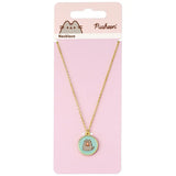 Pusheen the cat and pizza necklace - Pusheen