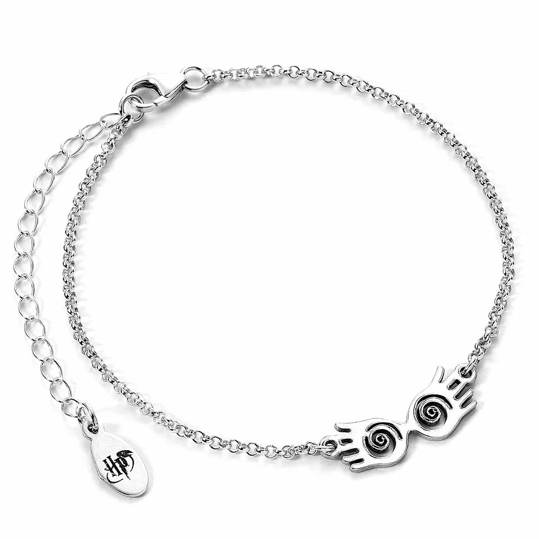 Sterling silver Luna Specs Charm Bracelet - Harry Potter