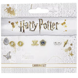 Official Harry Potter stud earring set - Time turners, choc frog