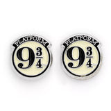 Harry Potter platform 9 3/4 stud earrings