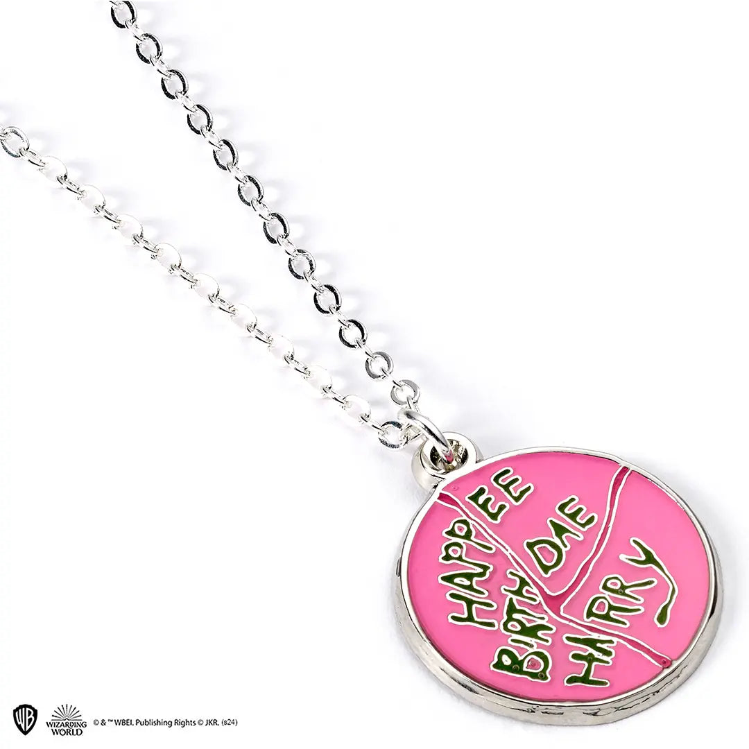 Happee Birthdae cake necklace - Harry Potter