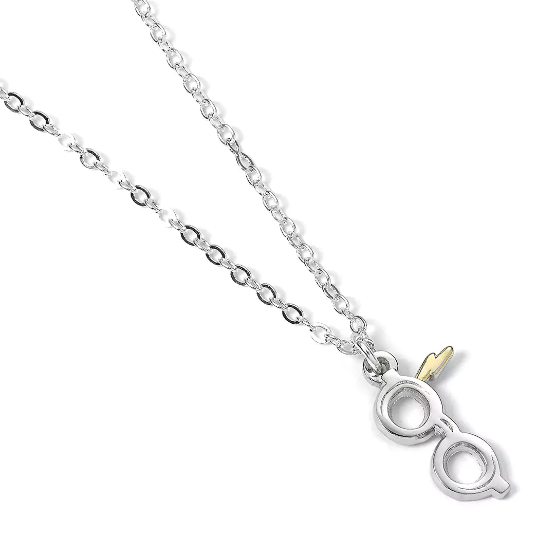 Lightning Bolt with Glasses Necklace - Harry Potter