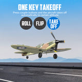 Spitfire 4CH Gyro 400mm RTF - Remote-controlled plane from World War 2