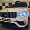 Mercedes-Benz GLC 63 AMG 12V electric car for kids – white