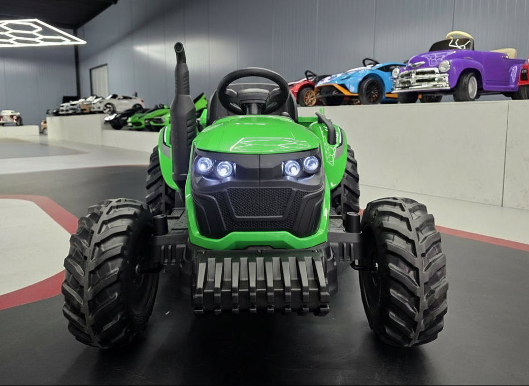 Kids' tractor 24V with trailer and remote control