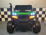 Farmer Truck 4x4 12V kids' tractor with remote control – 2 seats