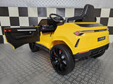 Lamborghini Urus 12V electric car for kids – yellow