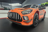 Mercedes-Benz GT3 AMG 12V electric car for kids – 1 seat, orange