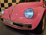 Volkswagen Beetle 12V electric car for kids – pink