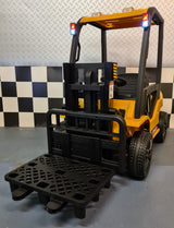 Kids' forklift 12V with remote control – yellow