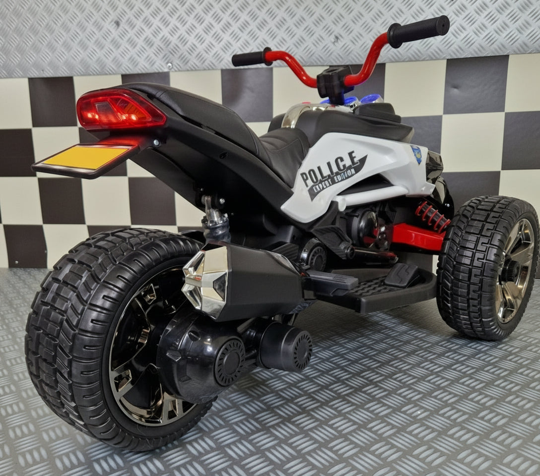 Spyder police motorbike 12V for kids