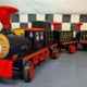 Electric kids' train 12V with 2 carriages
