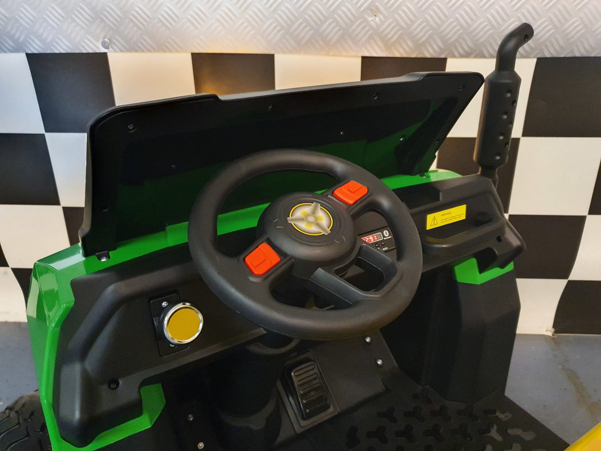 Farmer Truck 4x4 12V kids' tractor with remote control – 2 seats