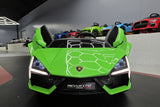 Lamborghini Revuelto 24V electric car for kids – 2 seats, green