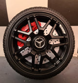 Mercedes-Benz GLC 63 AMG 12V electric car for kids – 1 seat, metallic black