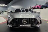 Mercedes-Benz GT63 24V electric car for kids – 2 seats, metallic grey