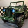 Jeep Willys 24V electric car for kids with remote control – green