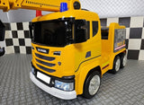 Scania crane truck 12V electric ride-on for kids