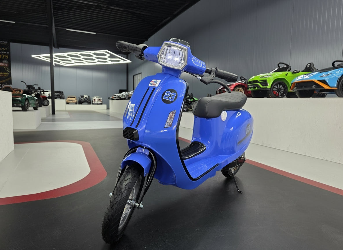 Kids' scooter 24V – 1 seat, blue